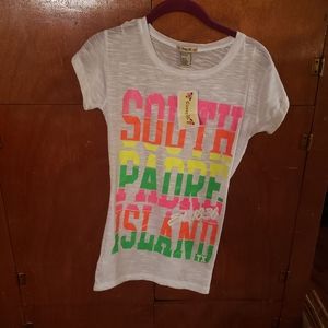 BEACH Shirt South Padre Island Sheer short sleeve